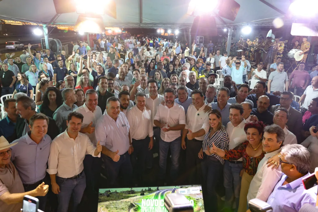 Obra de R$ 178 milhões: governador inaugura contorno rodoviário de Jandaia do Sul