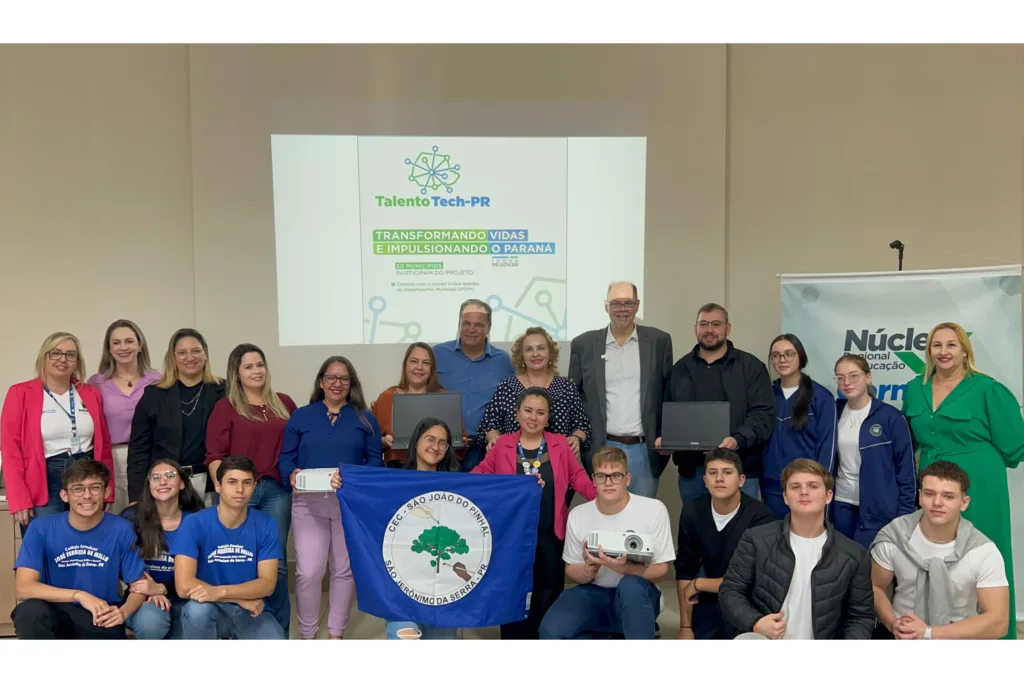 Municípios das regiões Norte e Norte Pioneiro recebem notebooks do Talento Tech