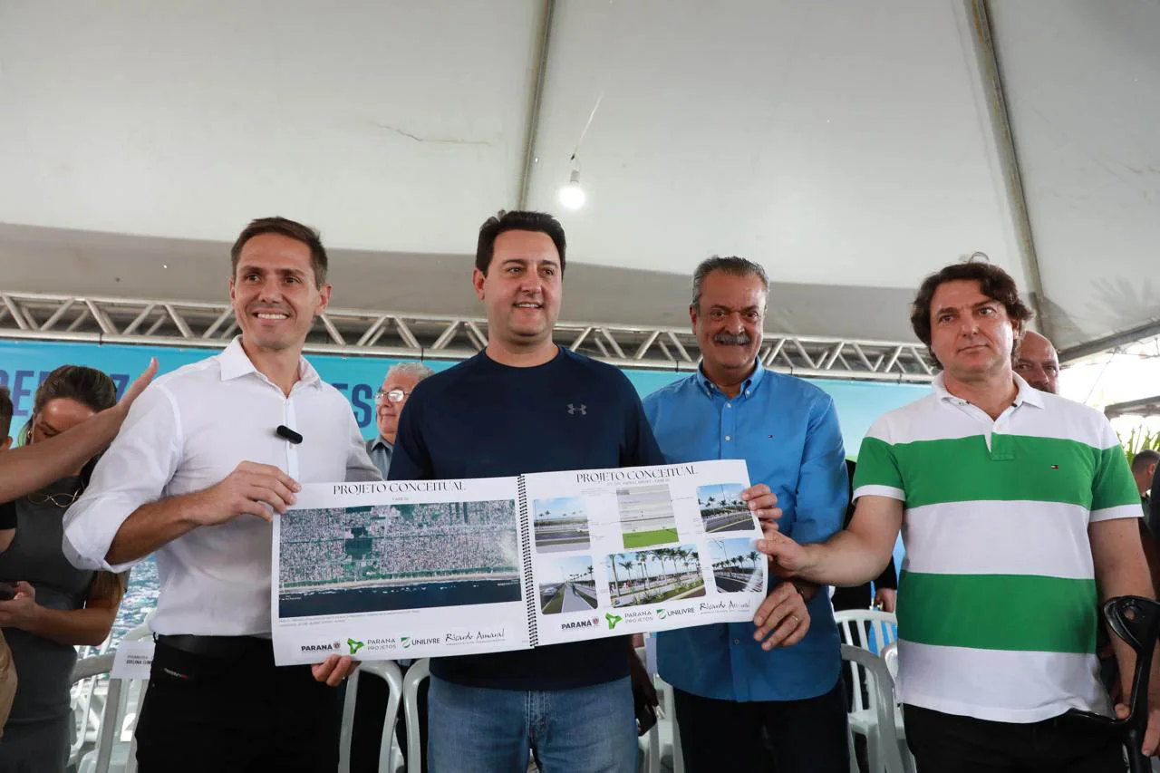 Ratinho Junior anuncia nova orla de Pontal do Paraná e mais investimentos na cidade