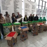 Sanepar entrega mais de 100 quilos de material reciclável para programa da Alep