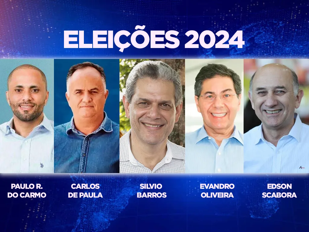 Paulo Rogério Do Carmo, Carlos De Paula, Silvio Barros, Evandro Oliveira e Edson Scabora.