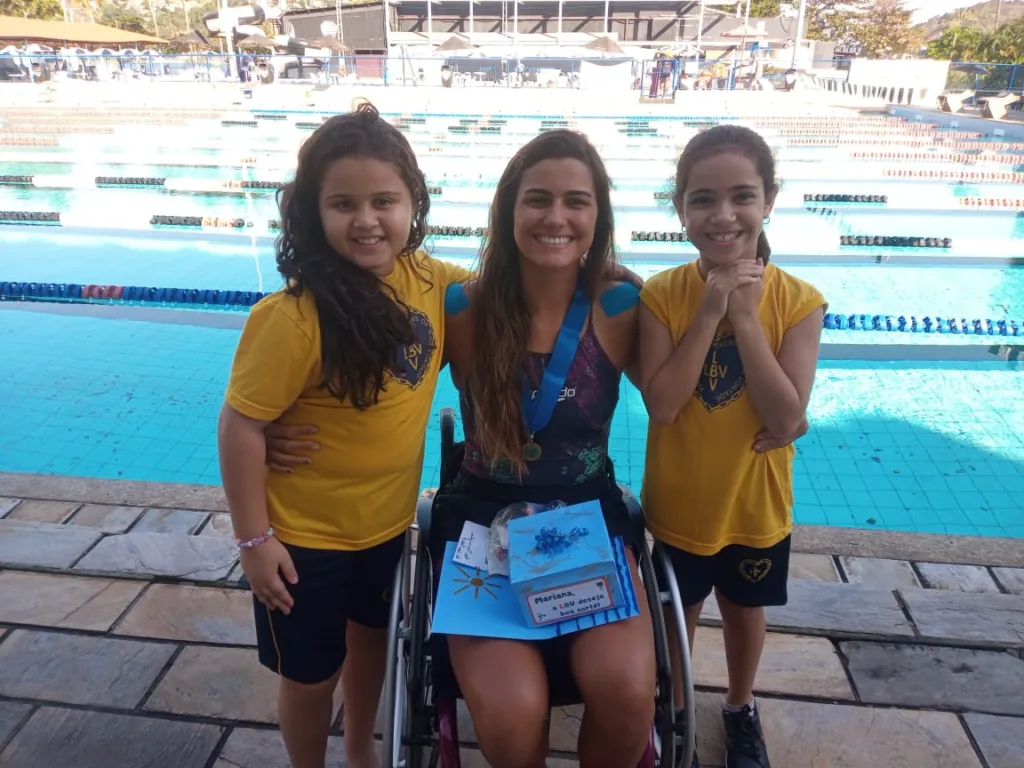 Atletas que vão para as Olimpíadas e Paralimpíadas de Paris são homenageados por crianças atendidas pela LBV