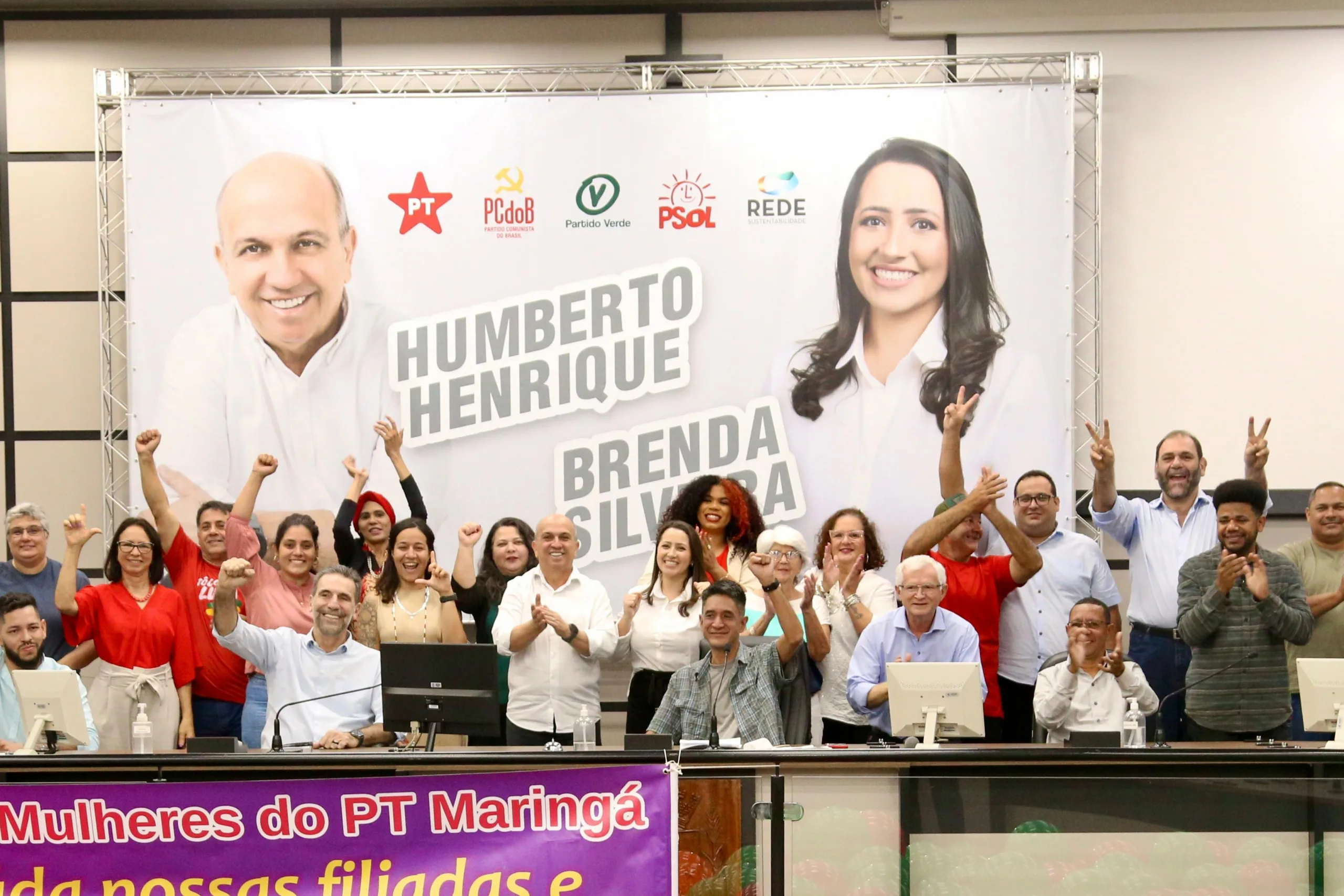 Convenção: Humberto Henrique é oficializado como candidato a prefeito em Maringá na chapa do PT