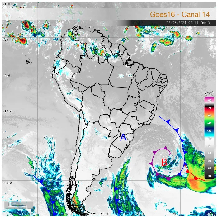 Radar Simepar, previsão do tempo