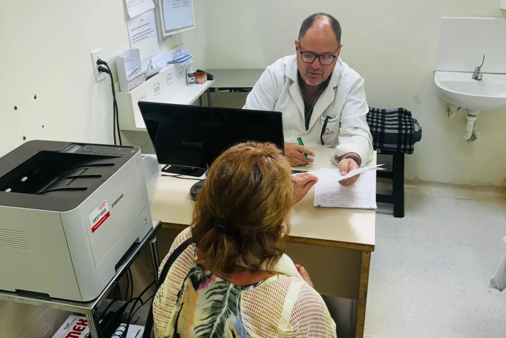 TeleHansen é a nova ferramenta para diagnóstico da hanseníase no Leste do Paraná Foto: SESA-PR