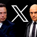 Elon Musk, rede X e Alexandre de Moares