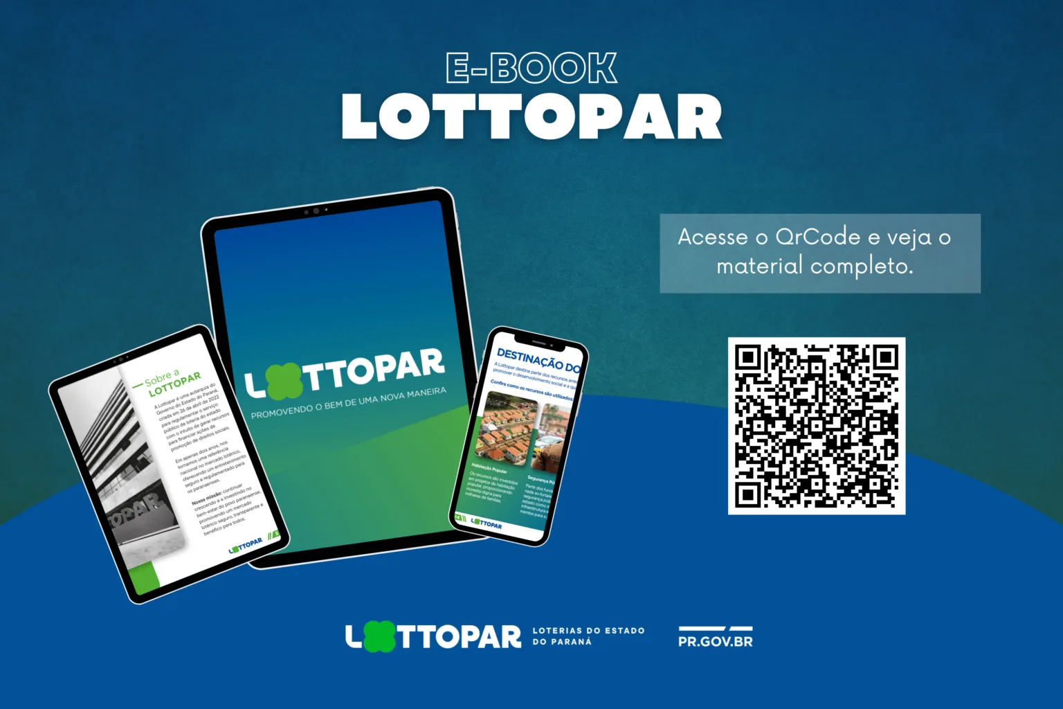 Lottopar divulga cartilha que apresenta atividades lotéricas no Paraná Foto: Lottopar