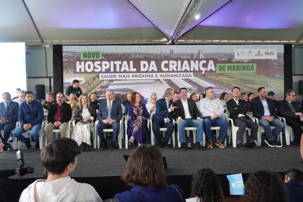 Ratinho Junior inaugura Hospital da Criança de Maringá, confira as entrevistas