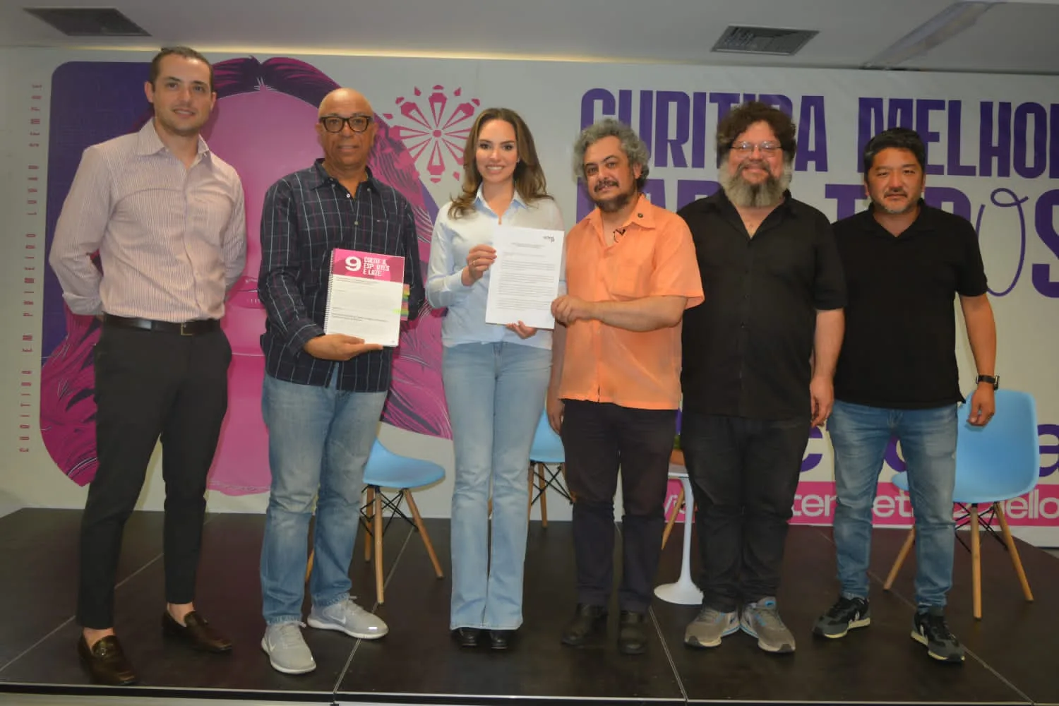 Maria Victoria (PP) recebe diretoria do Sindicato dos Artistas e ouve demandas da área