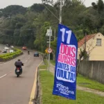 Mais violência: Wind Banners de Maria Victoria contra a indústria da multa são furtados em Curitiba