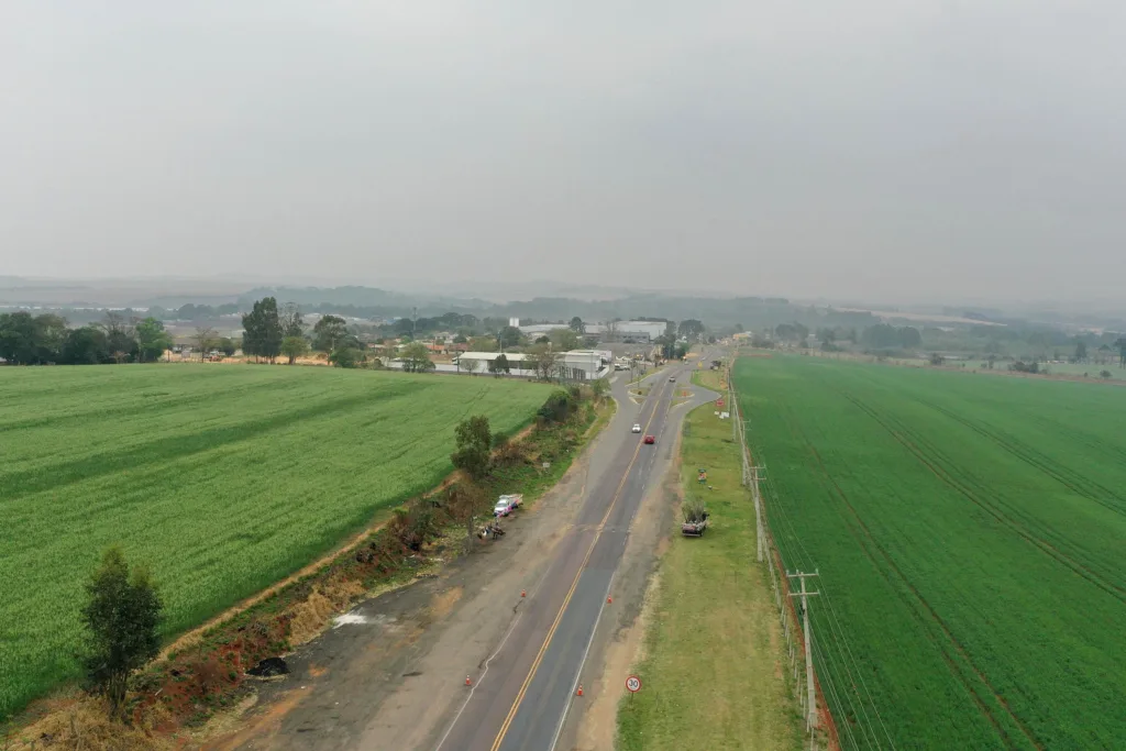 Começam as obras de duplicação da rodovia que liga Ponta Grossa a Palmeira