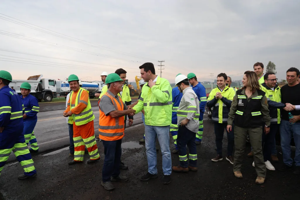 Começam as obras de duplicação da rodovia que liga Ponta Grossa a Palmeira
