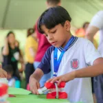 A Virada Odontológica, que faz parte da 27ª Semana de Saúde Bucal, promoveu orientações sobre saúde e higiene bucal, além de atividades e brincadeiras (Crédito: Rafael Macri / PMM)
