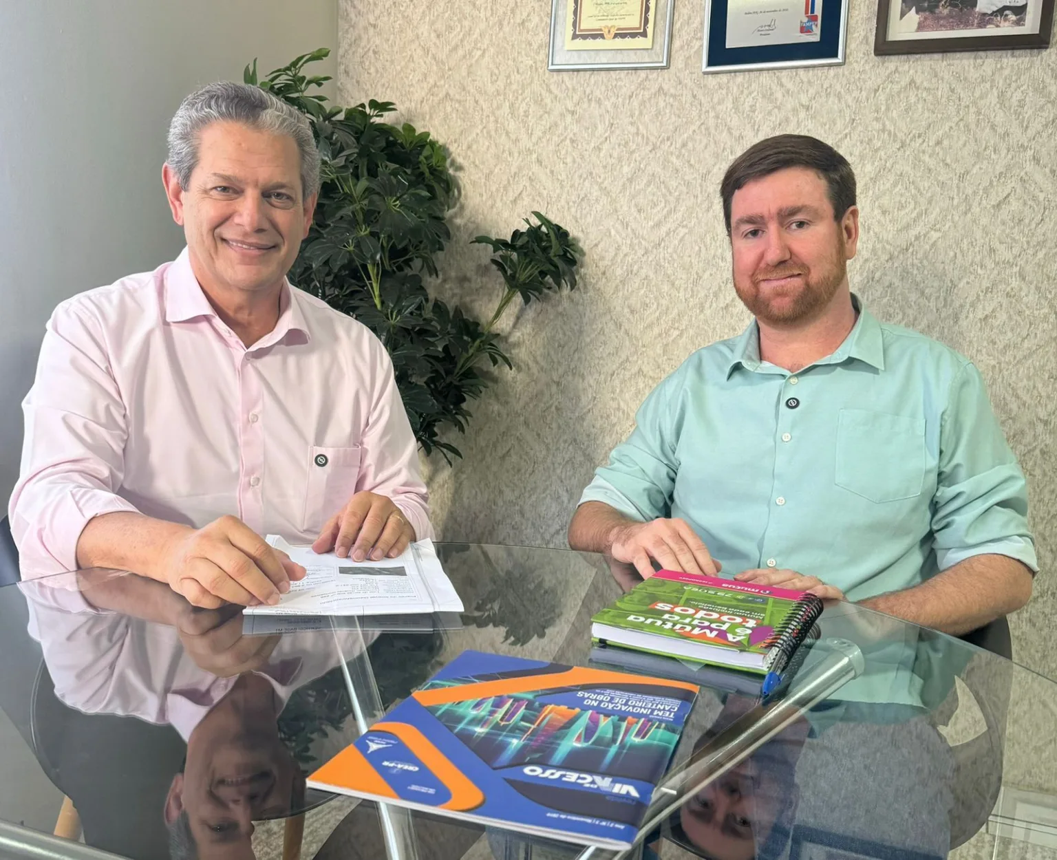 José Roberto Francisco Behrend e Silvio Barros