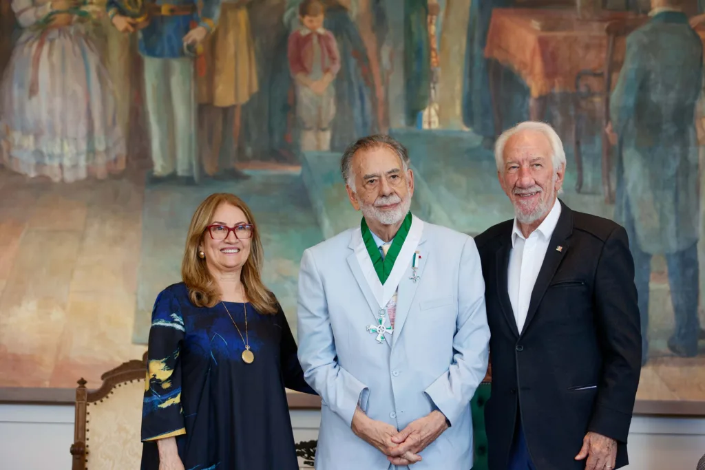 Com filme inspirado em Curitiba, Francis Ford Coppola é homenageado pelo Paraná