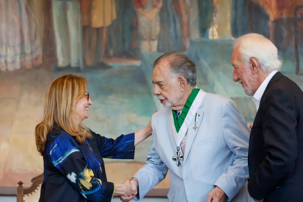 Com filme inspirado em Curitiba, Francis Ford Coppola é homenageado pelo Paraná