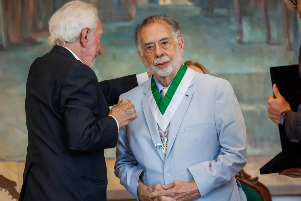 Com filme inspirado em Curitiba, Francis Ford Coppola é homenageado pelo Paraná