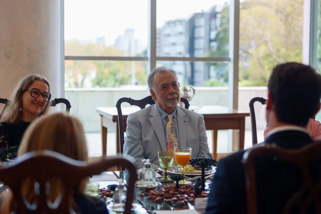 Com filme inspirado em Curitiba, Francis Ford Coppola é homenageado pelo Paraná