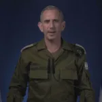 Porta-voz militar israelense, contra-almirante Daniel Hagari