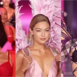 Desfile de moda da Victoria's Secret: Bella Hadid, Gigi Hadid e Adriana Lima estavam deslumbrantes na passarela.