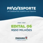 Estado publica novo edital do Proesporte que destina R$ 50 milhões para projetos na área Foto: SEES-PR