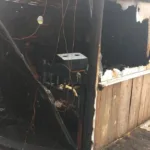 Incêndio que aconteceu neste domingo (17), na casa de Francisco Wanderley Luiz, o homem que morreu na noite da última quarta-feira (13), em Brasília