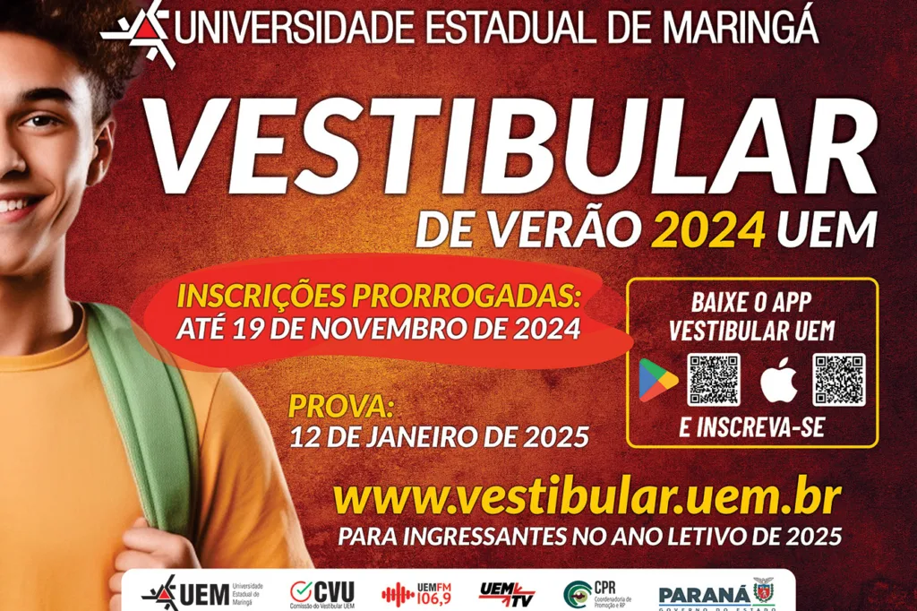 Vestibular de verão da UEM
