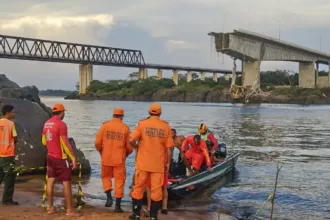 Ponte desaba entre Tocantins e Maranhão; uma morte é confirmada