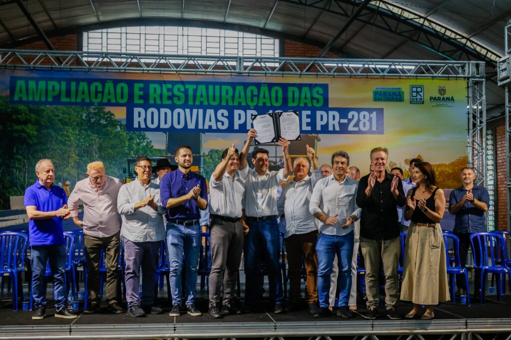 Governador Ratinho Junior autoriza melhorias nas PR-180 e PR-281 entre Dois Vizinhos e Francisco Beltrão