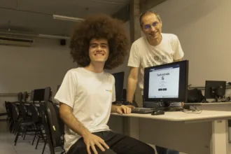 O estudante do 3º ano de Ciência da Computação da Universidade Estadual de Maringá (UEM), Nuno Miguel Mendonça Abilio
