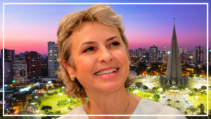Sandra Jacovós é a 1ª mulher a assumir o cargo de prefeita na história de Maringá