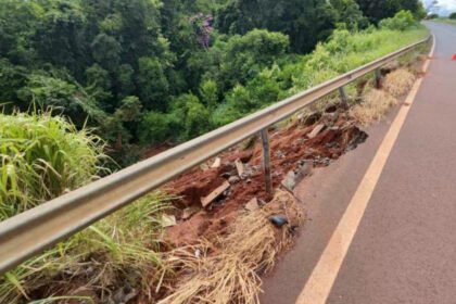 Recuperação de erosão no Contorno de Marialva terá investimento de R$ 646 mil