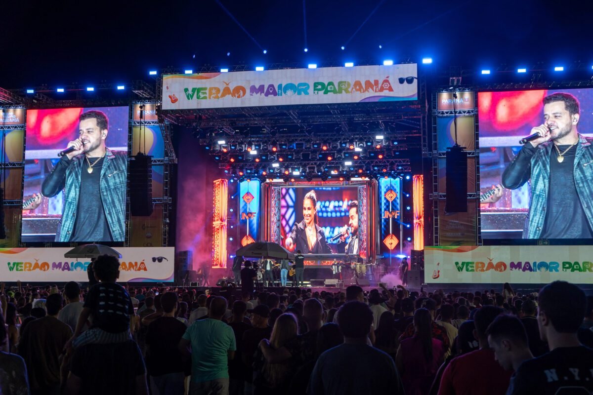 Verão Maior Paraná já levou mais de um milhão de público aos shows nacionais