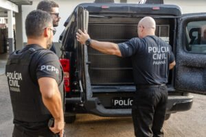 PCPR e Força Nacional resgatam vítima de roubo mantida em cárcere e prendem suspeitos na RMC Foto: PCPR