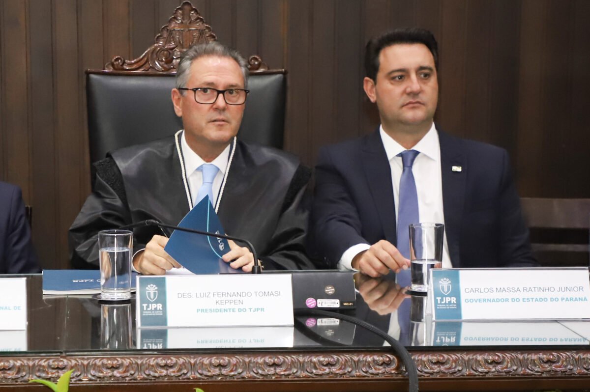 Governador participa da posse da primeira mulher a presidir o TJPR