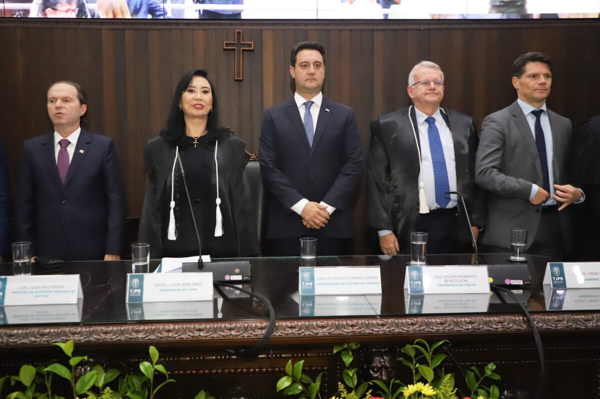 Governador participa da posse da primeira mulher a presidir o TJPR