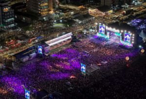 Recorde histórico: Luan Santana arremata corações de 164 mil pessoas em Matinhos