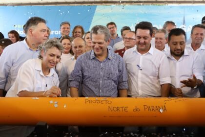 Governador lança obras de expansão da rede de gás canalizado em Maringá