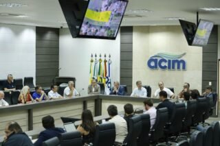 Prefeituras de Maringá e Sarandi se reúnem para discussão do projeto de rebaixamento da linha férrea