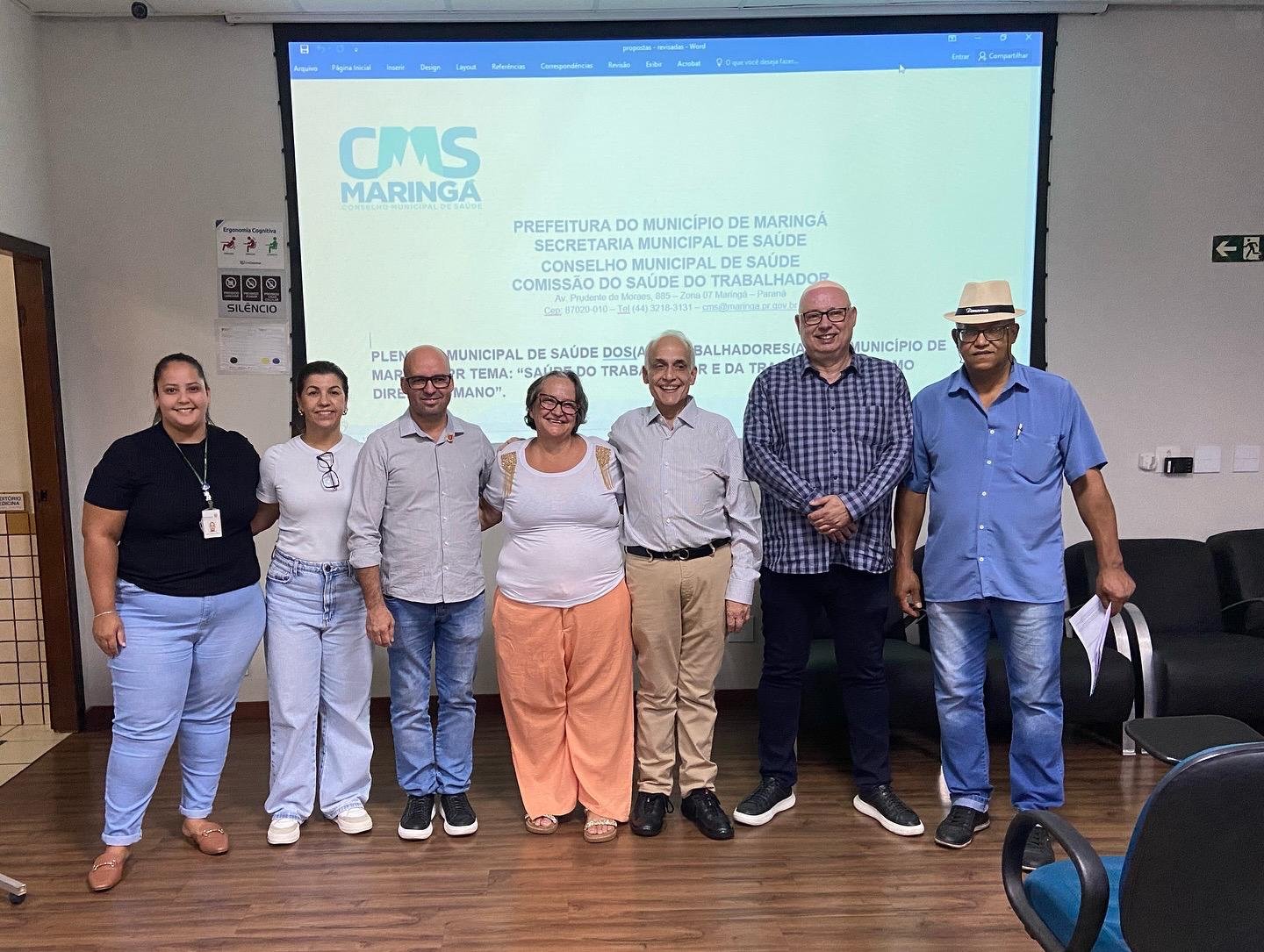 Conselho Municipal de Saúde de Maringá promove plenária para discutir saúde dos profissionais da área