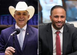 Ex-deputado federal Marco Brasil e deputado estadual Do Carmo