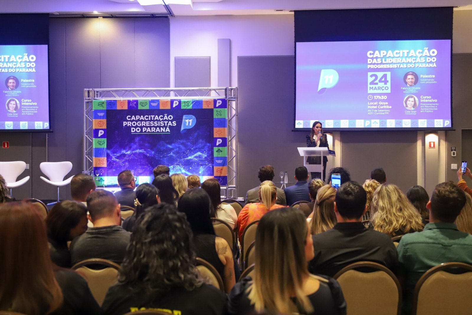 “Estamos comprometidos com o futuro das cidades”, diz deputada Maria Victoria em capacitação do Progressistas