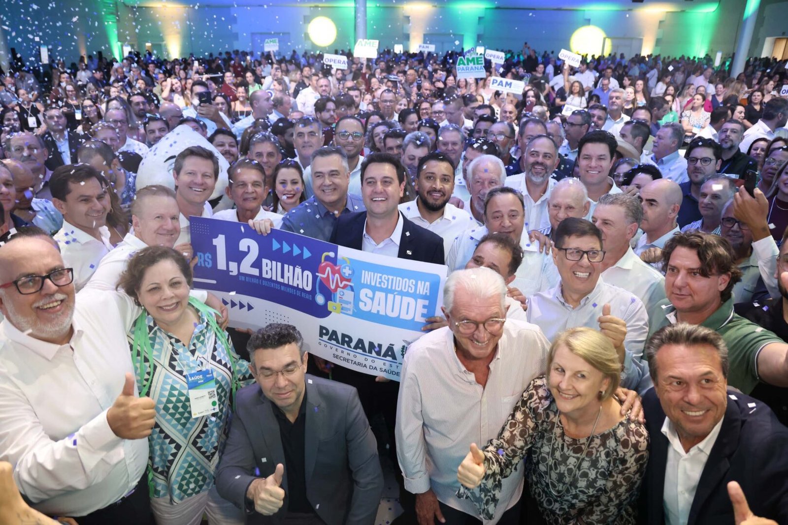 Ratinho Junior anuncia R$ 1,2 bilhão, maior investimento da história da saúde do Paraná