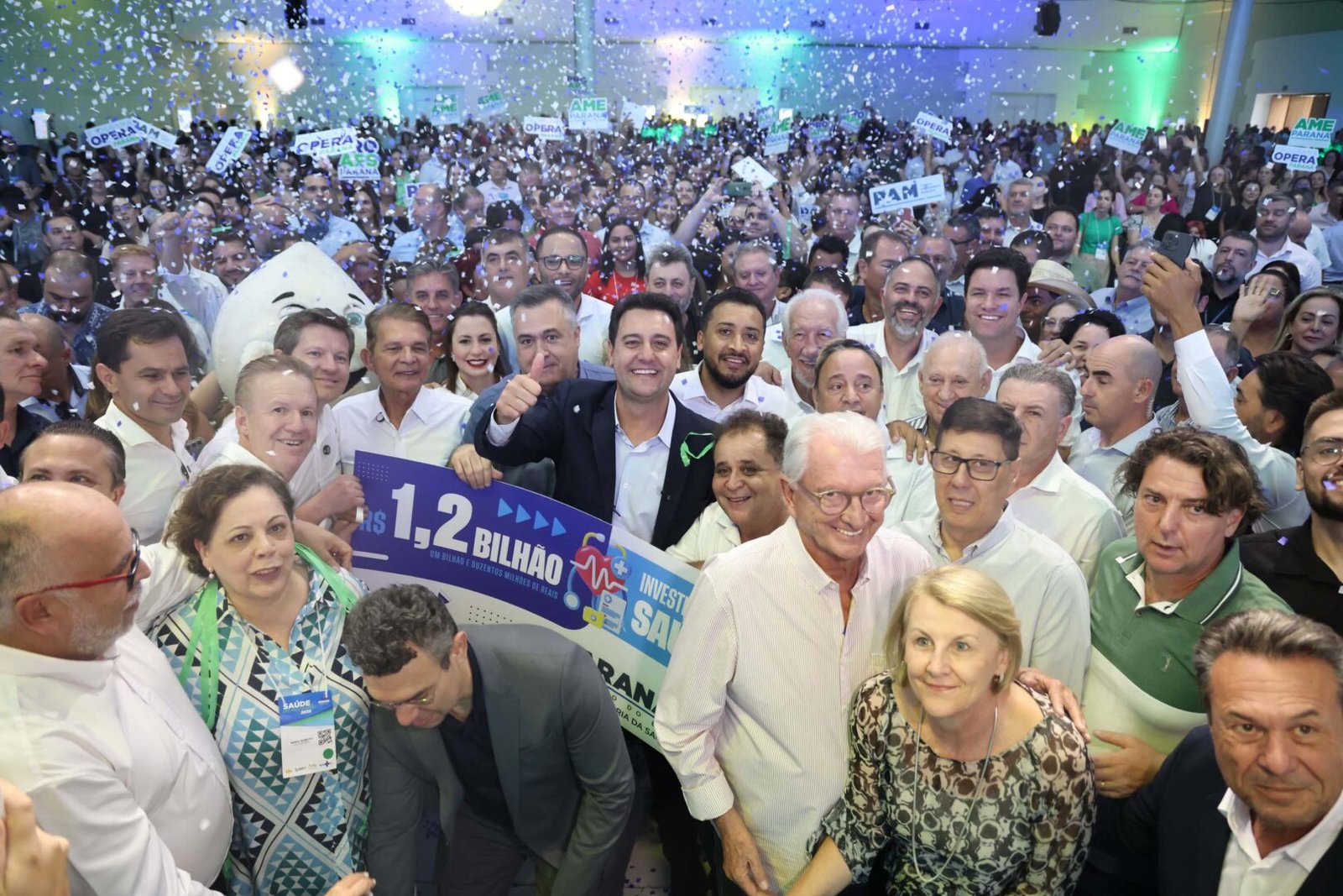Ratinho Junior anuncia R$ 1,2 bilhão, maior investimento da história da saúde do Paraná