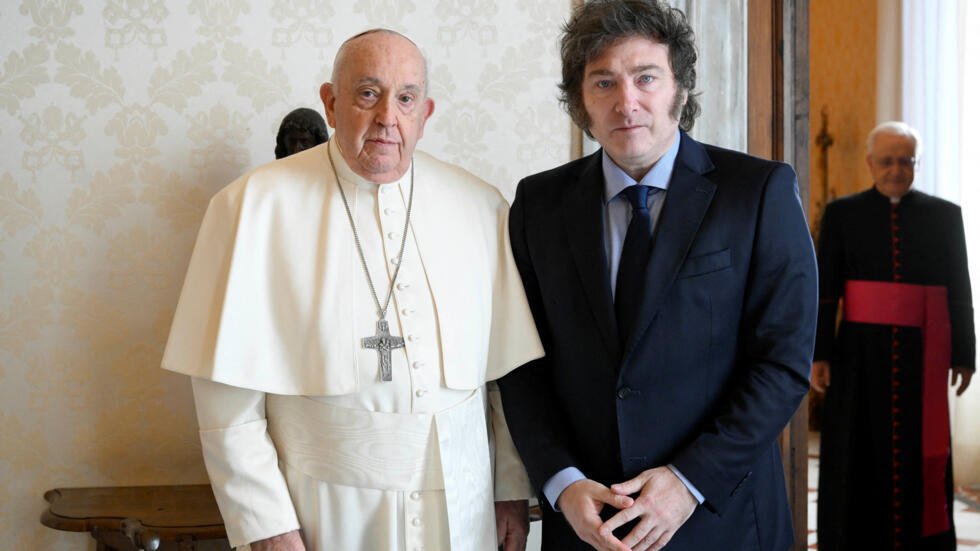 Papa Francisco e Javier Milei