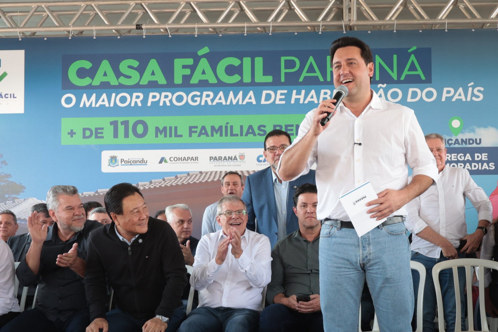 Casa Fácil Paraná: governador entrega residencial com 84 moradias em Paiçandu
