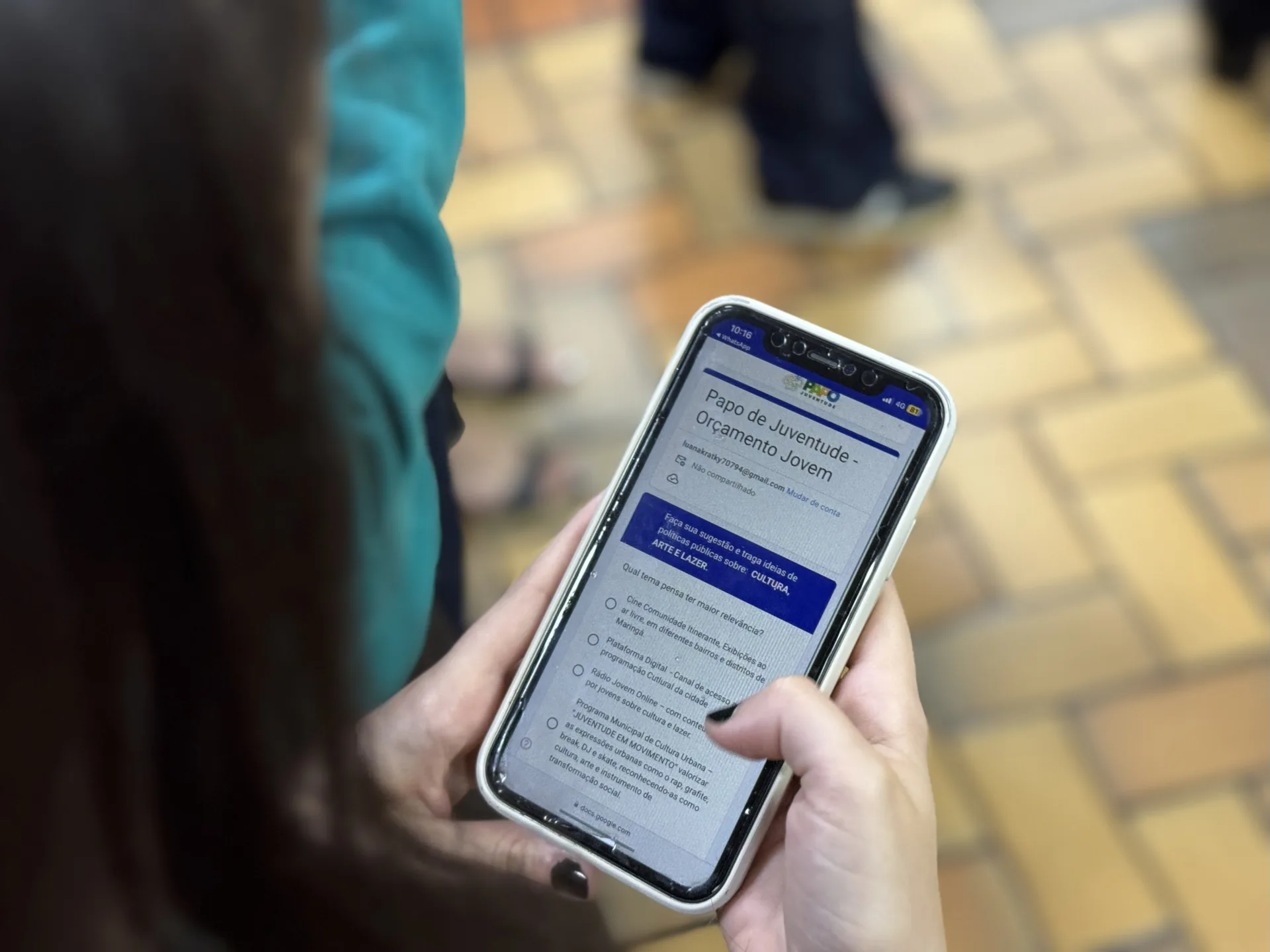 Por meio do formulário online, pessoas com idade entre 14 e 29 anos podem apresentar sugestões para a aplicação de recursos públicos (Crédito: Rafael Macri/PMM)