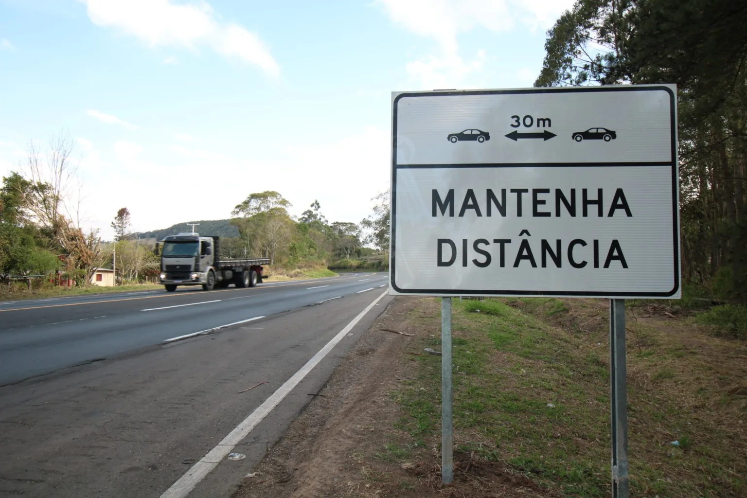 Trecho da BR-376 em Ponta Grossa