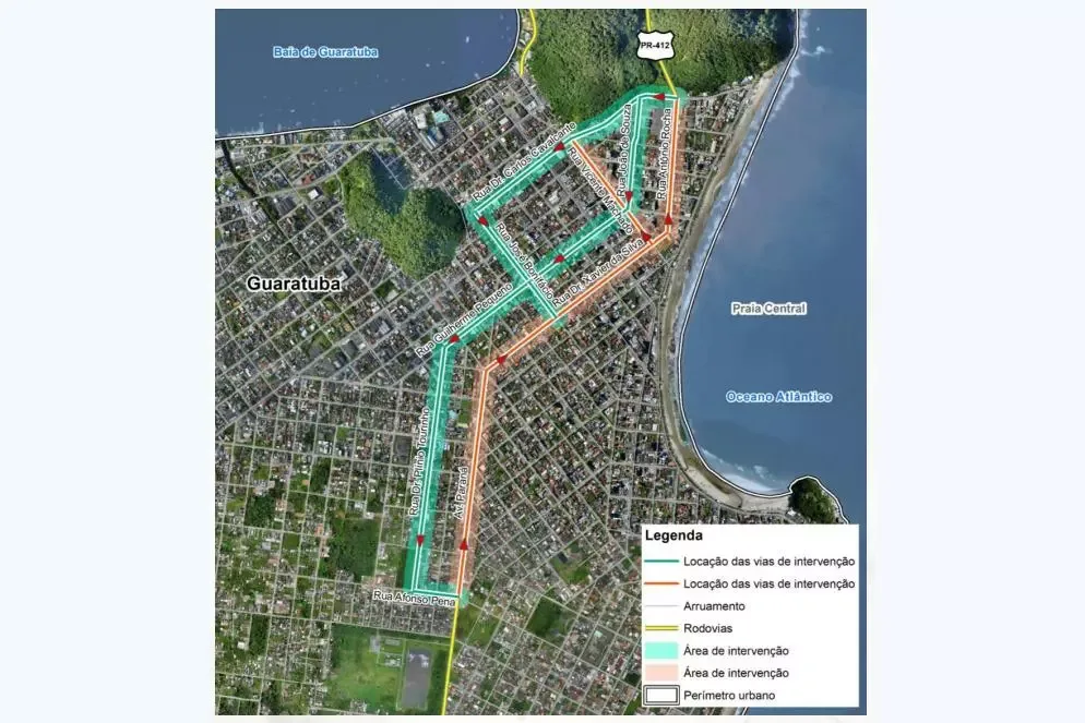Novo binário para Guaratuba. Foto: Paraná Projetos