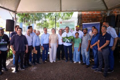 Prefeito Silvio Barros entrega nova horta comunitária no Jardim Santa Felicidade